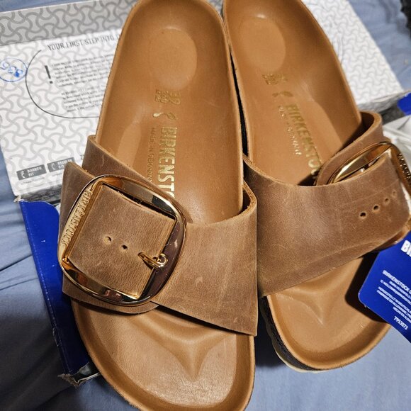 BIRKENSTOCKS MADRID BIG BUCKLE SZ 8 - Picture 1 of 7
